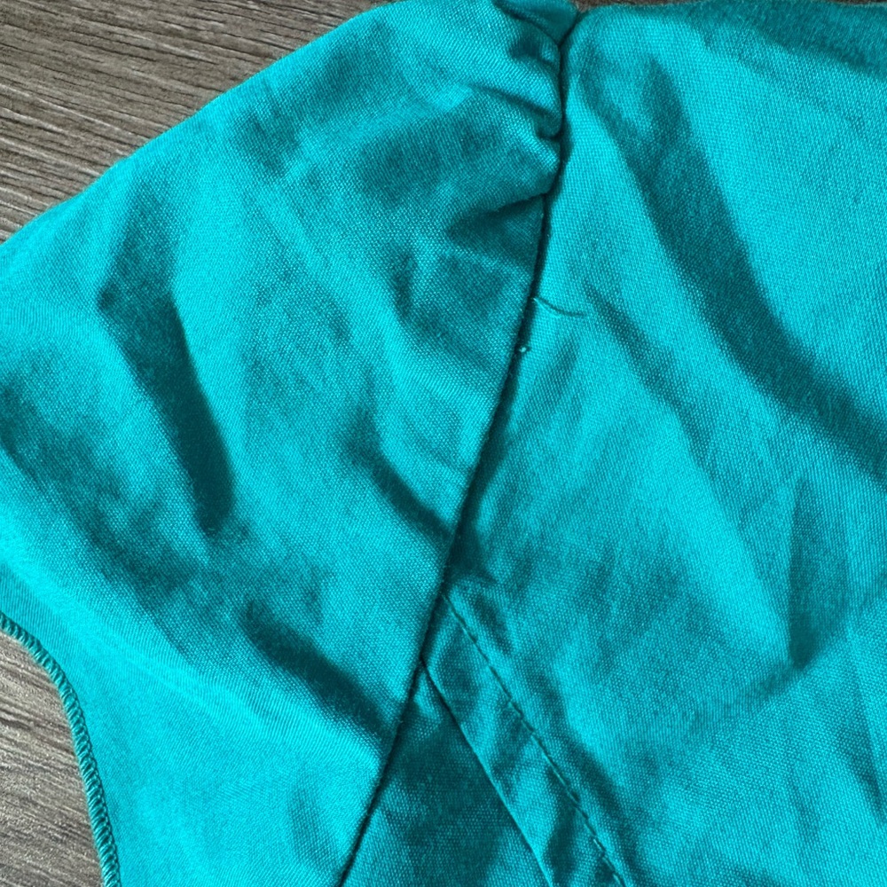 Teal Button Down Shirt - Picture 6 of 7